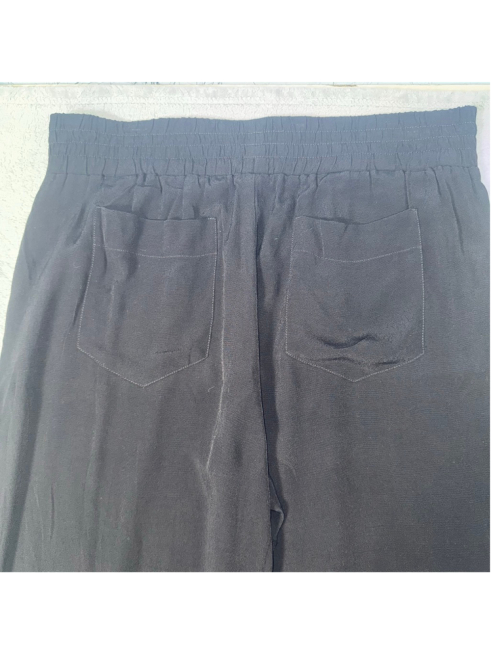 Cabi Cafe Lounger Pants Black Wide Leg Large Pull On - Picture 9 of 12